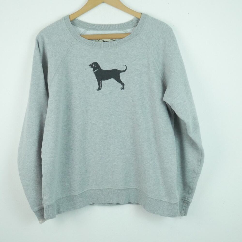 Vintage The Black Dog Sweatshirt L Crewneck Martha's Vineyard Preppy Raglan Y2K